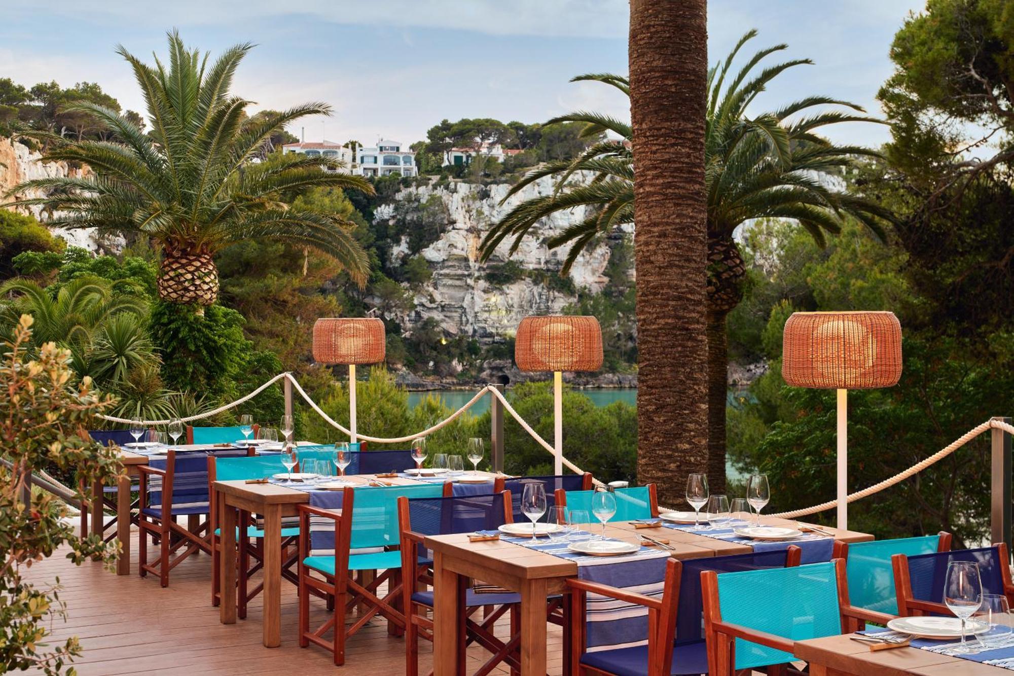Melia Cala Galdana Otel Dış mekan fotoğraf Restaurant